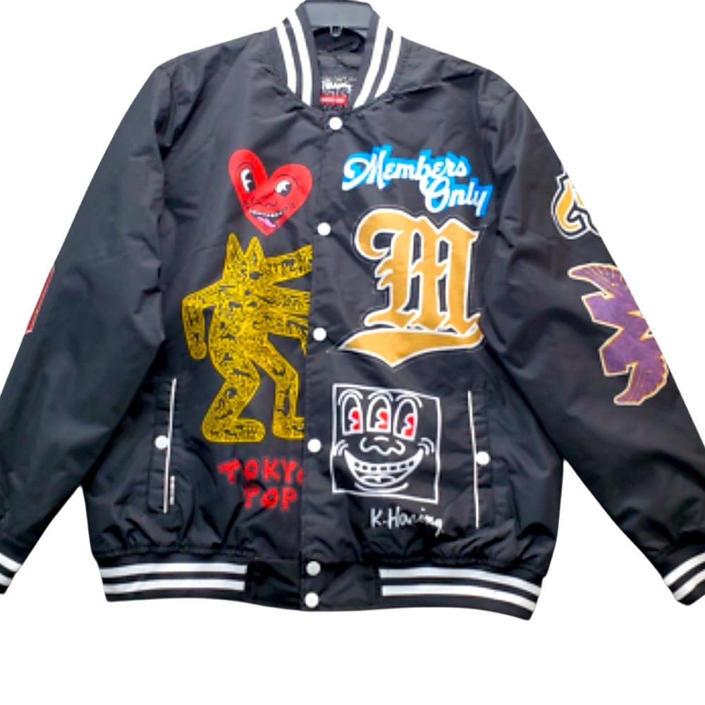 Members Only X Keith Haring Jacket XL
